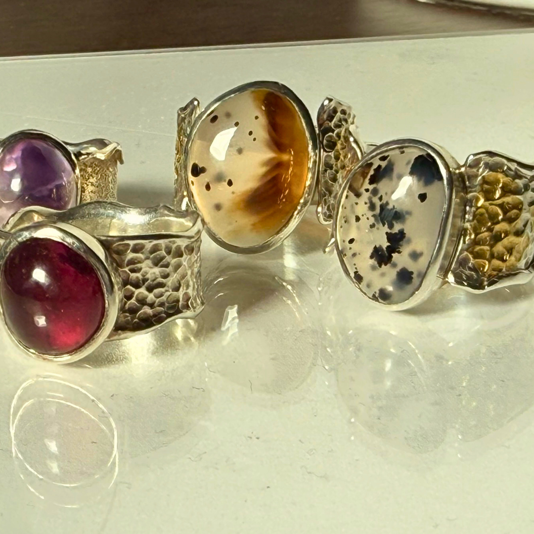 Bague en argent avec Agathe du Montana
